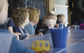 Byres Farm school children