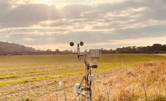 Agrii weather stations in farmland setting